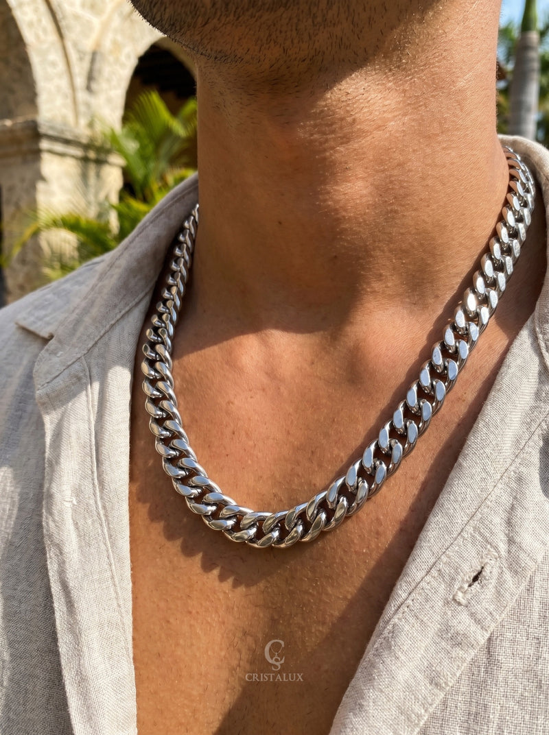 CADENA CUBANA PREMIUM | 10MM - 55CM