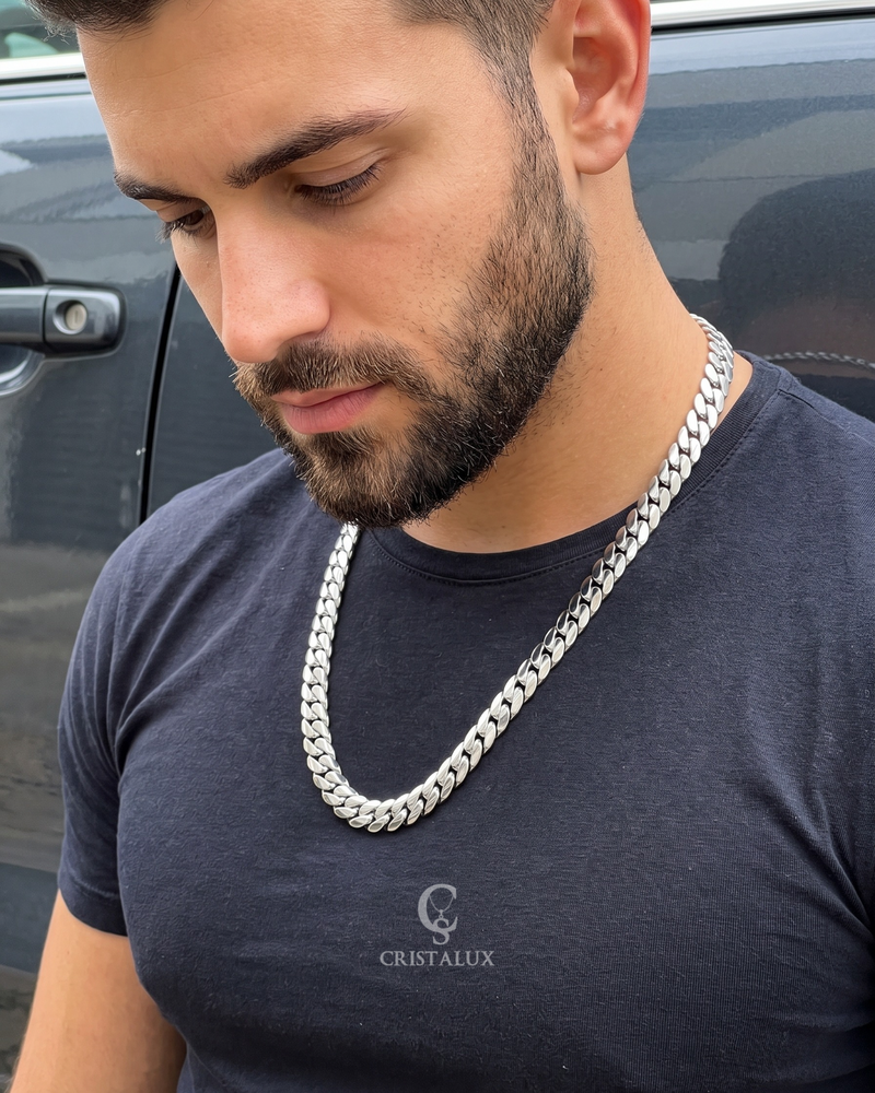 CADENA MIAMI PREMIUM | 8MM - 60CM