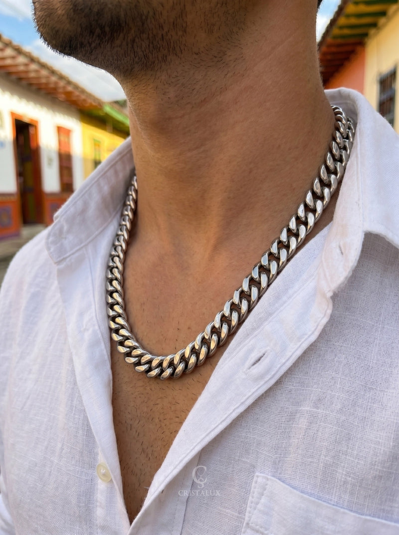CADENA CUBANA PREMIUM | 10MM - 55CM