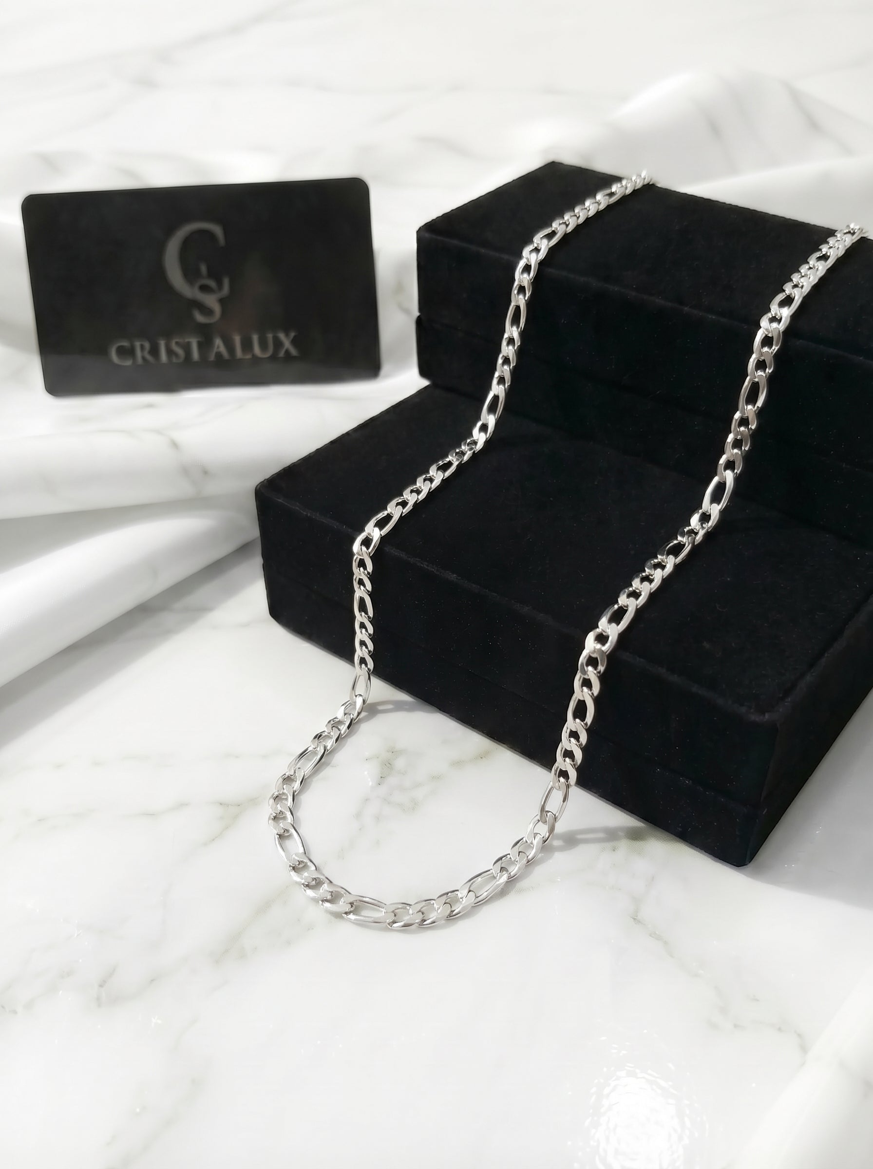 CADENA FÍGARO PREMIUM | 3MM - 50CM