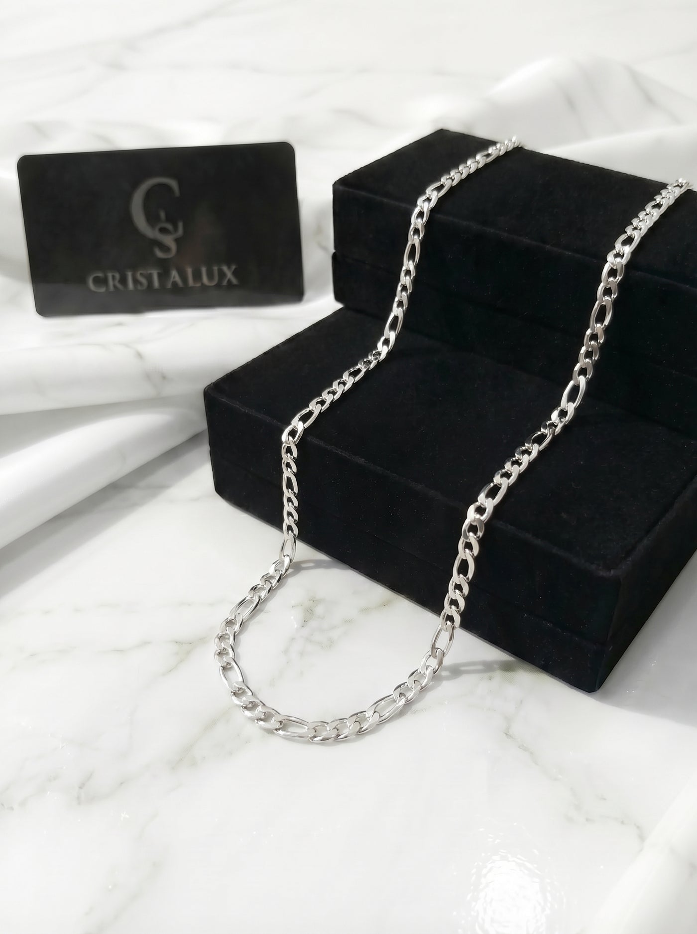 CADENA FÍGARO PREMIUM | 3MM - 50CM