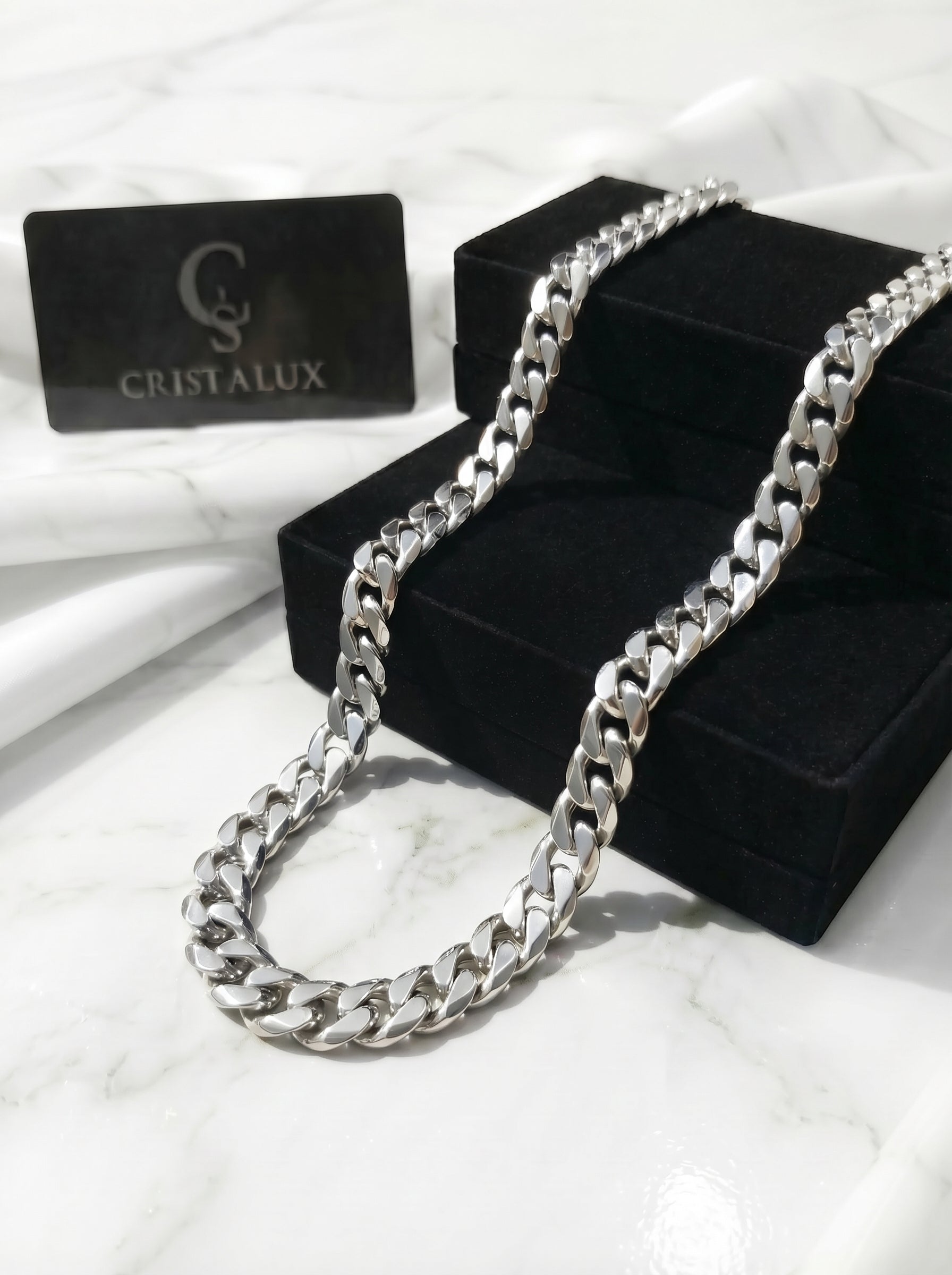 CADENA CUBANA PREMIUM | 7MM - 55CM