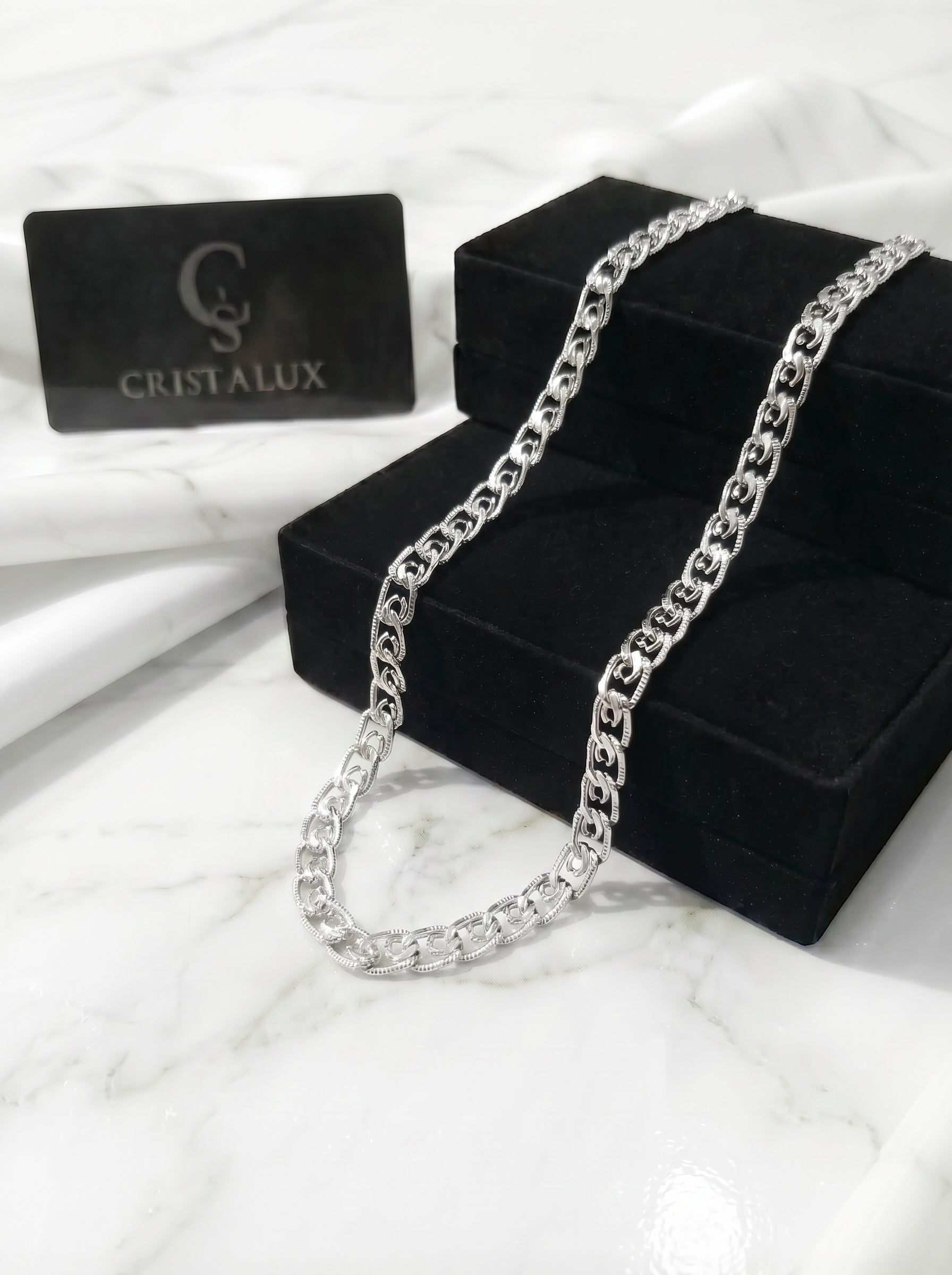 CADENA GRIEGA PREMIUM | 6MM - 50CM