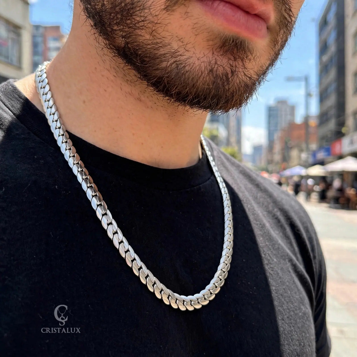 CADENA MIAMI PREMIUM | 8MM - 60CM